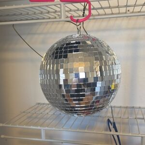 Silver Disco Ball Party Decoration